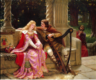 Leighton's Tristan and Isolde, Wikimedia Commons